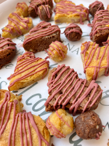 Blondies de corazón